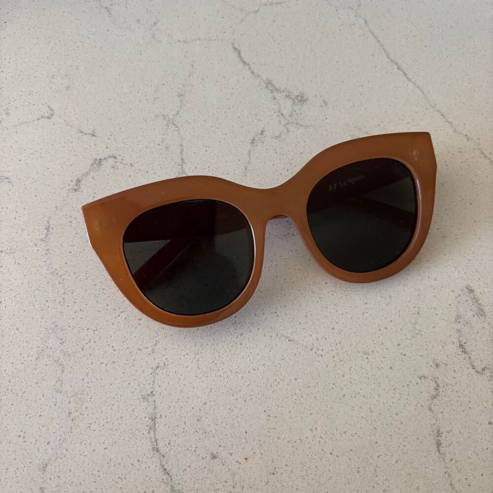 Le-specs Women's Brown and Tan Sunglasses